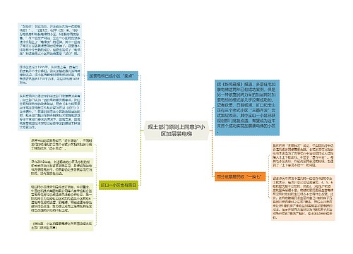 规土部门原则上同意沪小区加层装电梯