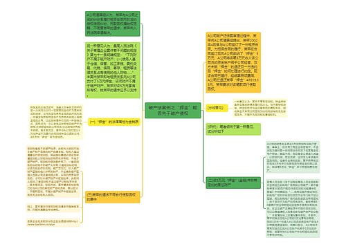 破产法案例之“押金”能否先于破产债权