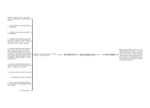 股权变更登记手续