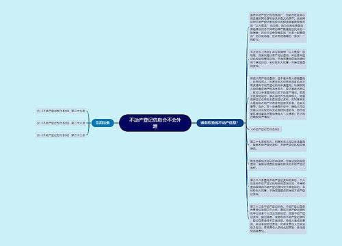 不动产登记信息会不会外泄