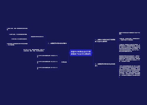 房屋中介收取定金后不愿意租房了定金可以要回吗