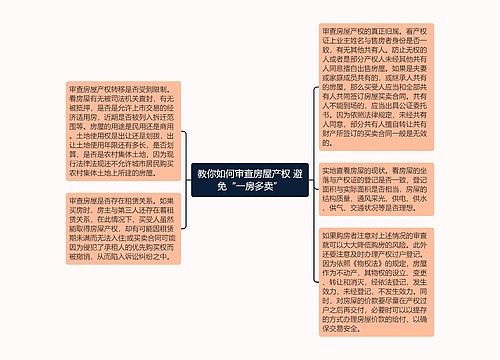 教你如何审查房屋产权 避免“一房多卖”