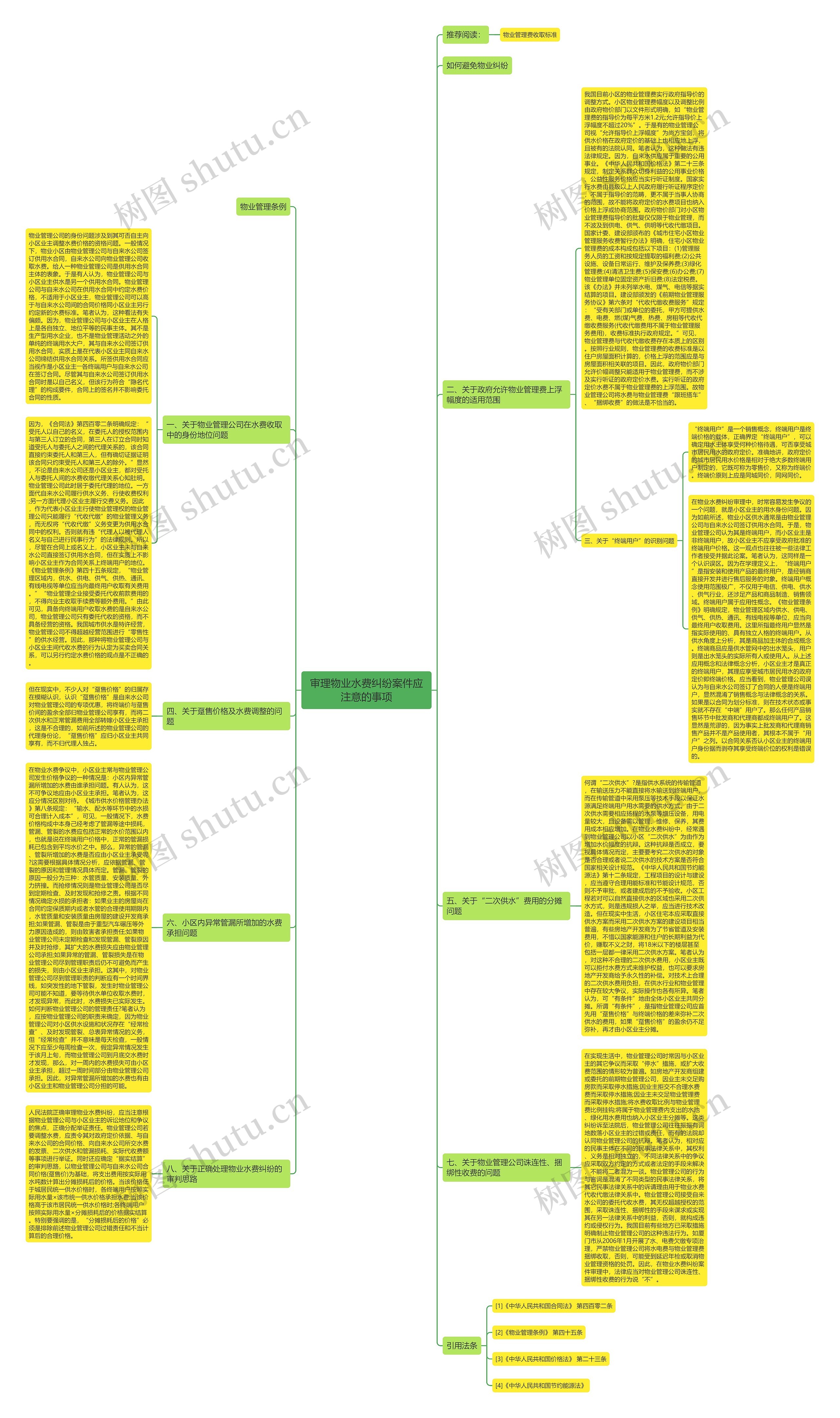 审理物业水费纠纷案件应注意的事项 审理物业水费纠纷案件应注意的事项