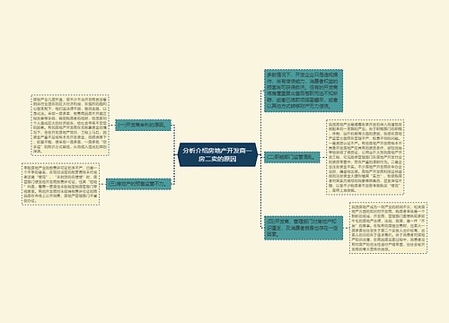 分析介绍房地产开发商一房二卖的原因