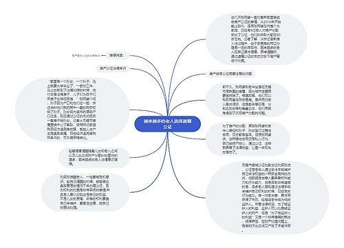 越来越多的老人选择遗嘱公证