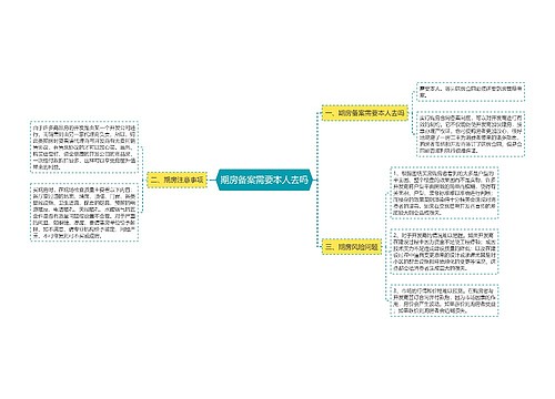 期房备案需要本人去吗