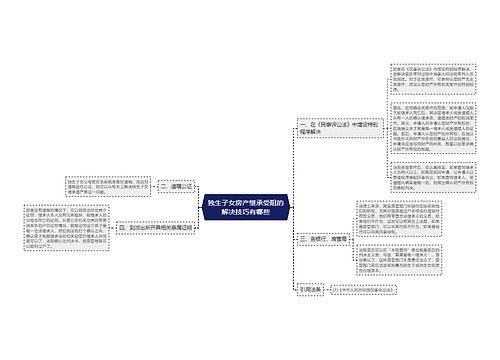 独生子女房产继承受阻的解决技巧有哪些
