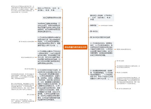 承包商履约委托保证合同