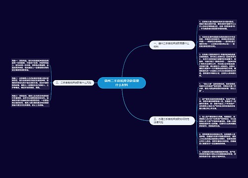 肇州二手房抵押贷款需要什么材料