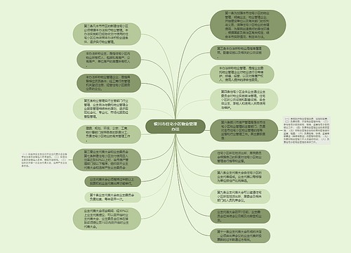 银川市住宅小区物业管理办法