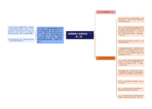 违章建筑八套新房被“一房二卖”