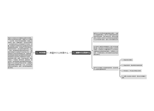 房屋中介义务是什么