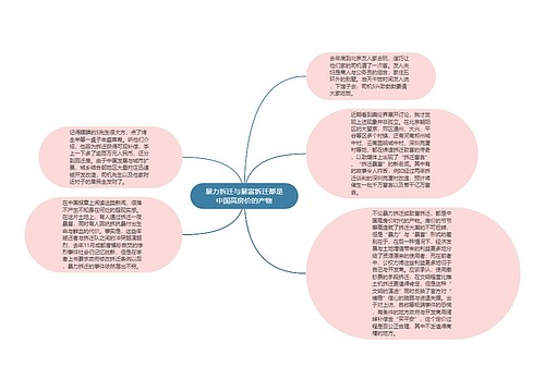 暴力拆迁与暴富拆迁都是中国高房价的产物