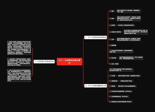 中介二手房购房流程有哪些