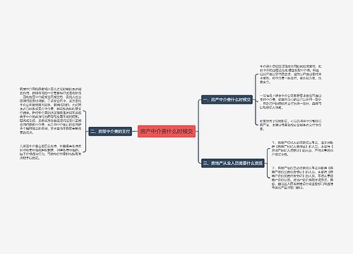 房产中介费什么时候交