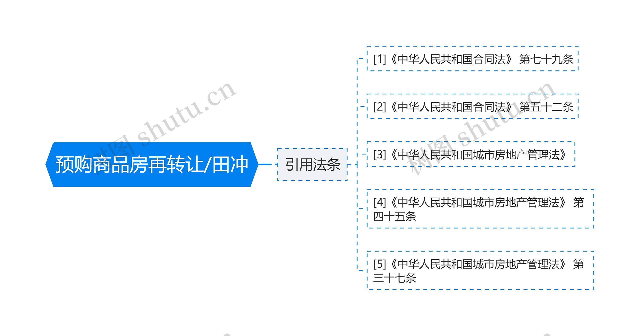 预购商品房再转让/田冲思维导图