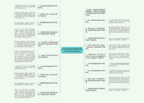 买房请注意擦亮眼睛 细看12种无效的买卖合同