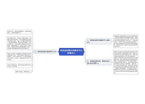 商品房延期交房最多可以延期多久