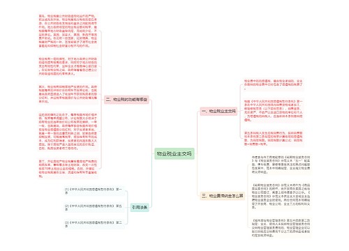 物业税业主交吗