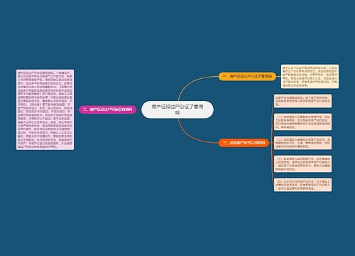 房产证没过户公证了管用吗