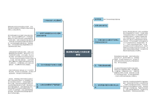 新房购买流程之交房注意事项