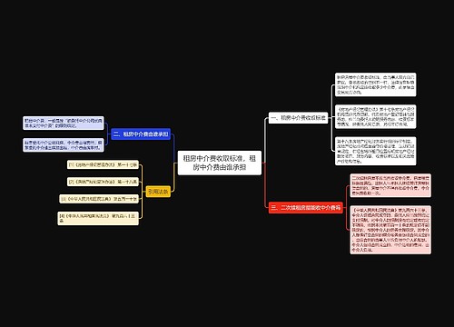 租房中介费收取标准，租房中介费由谁承担