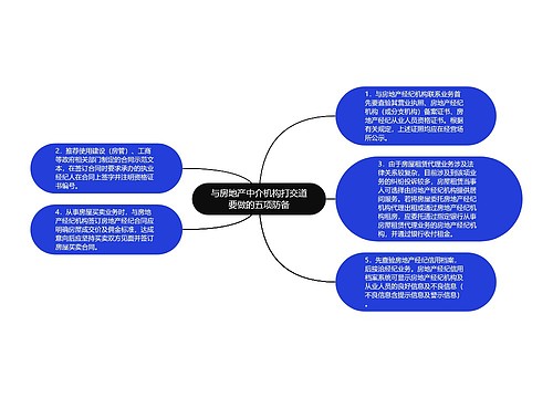 与房地产中介机构打交道要做的五项防备