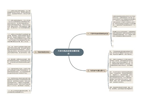 天津市购房政策有哪些规定