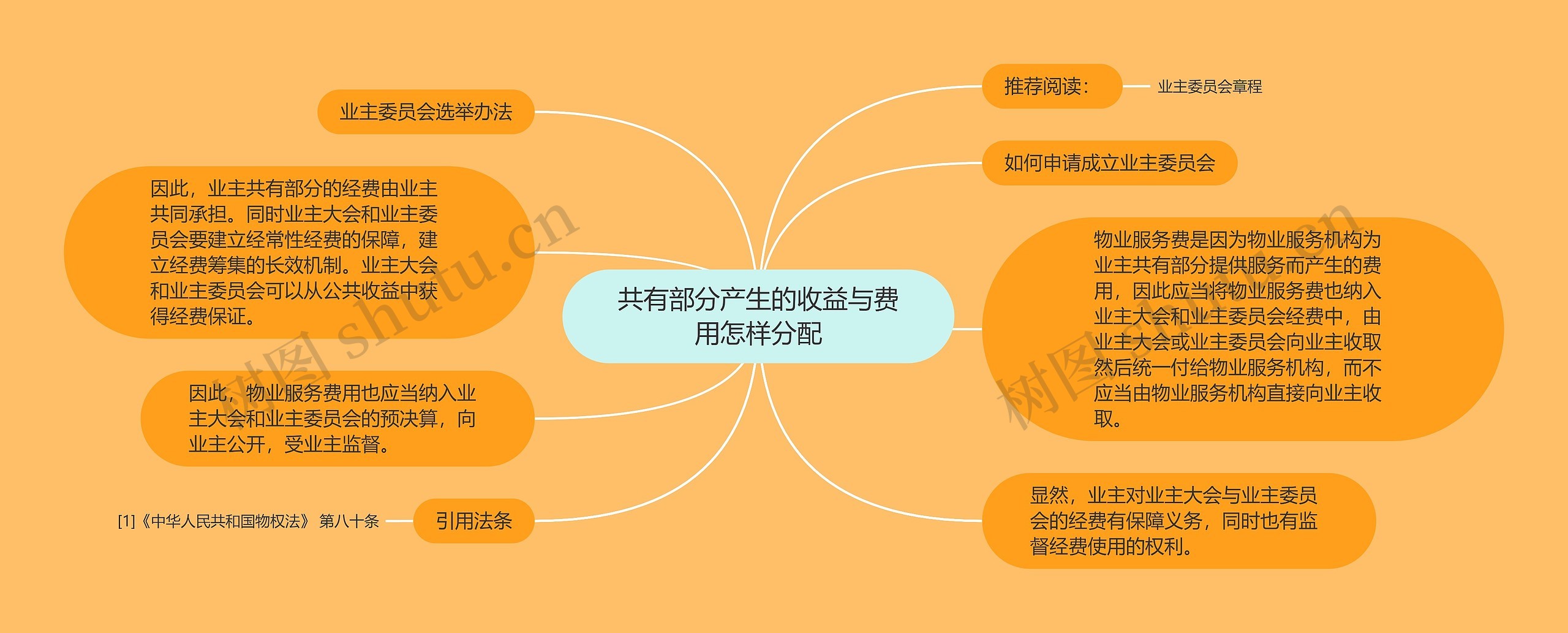 共有部分产生的收益与费用怎样分配