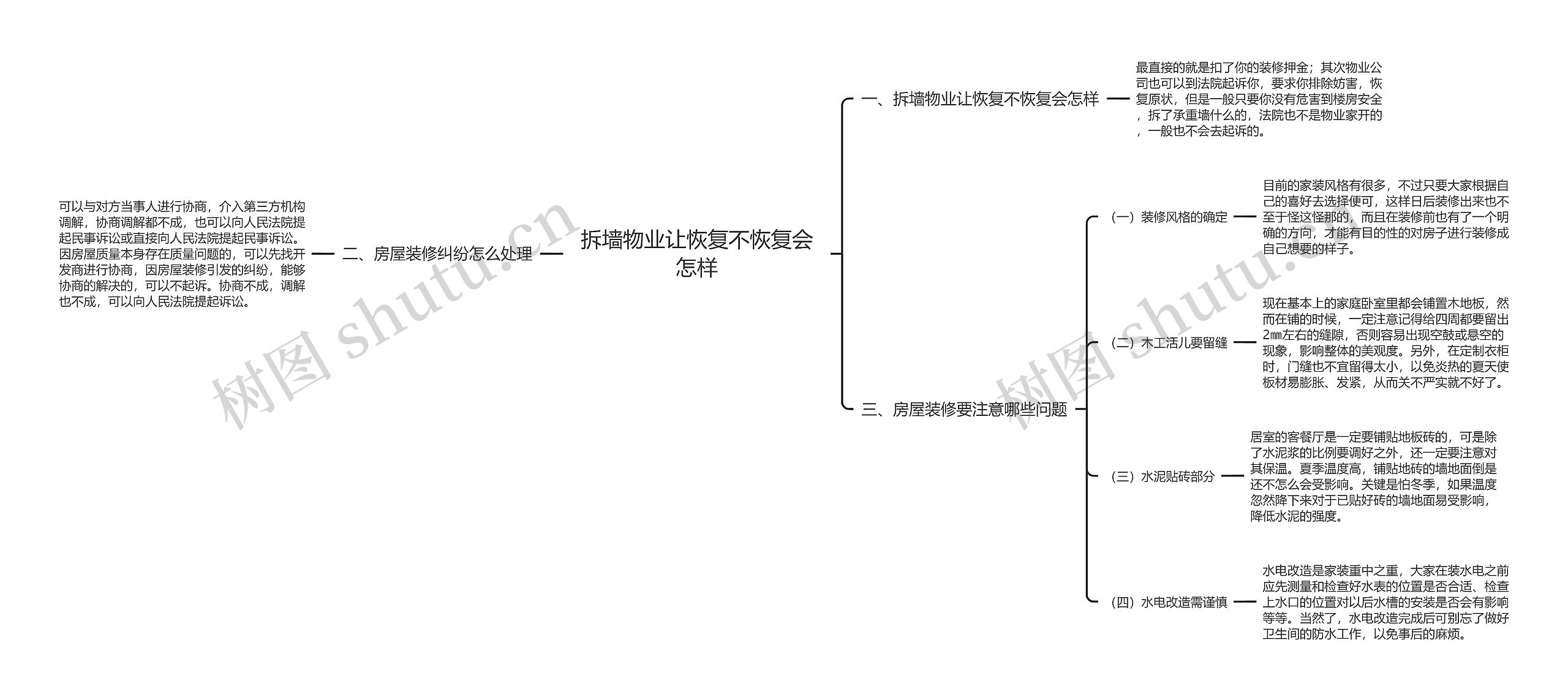 拆墙物业让恢复不恢复会怎样