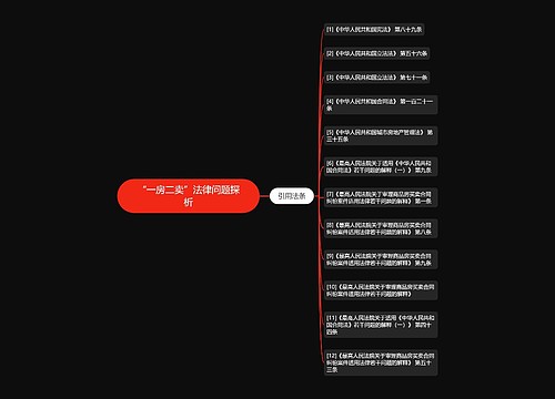 “一房二卖”法律问题探析