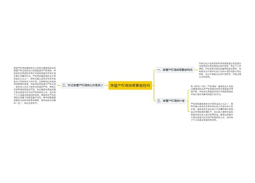 房屋产权调换需要缴税吗