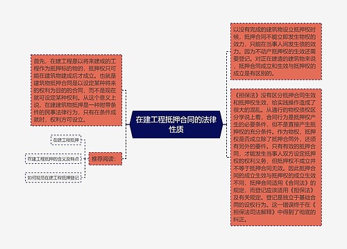 在建工程抵押合同的法律性质