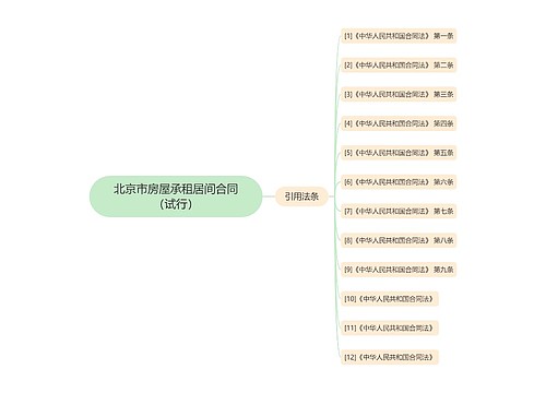 北京市房屋承租居间合同（试行）