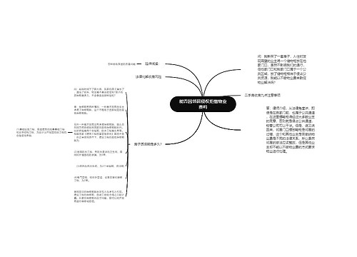 能否因邻居侵权拒缴物业费吗