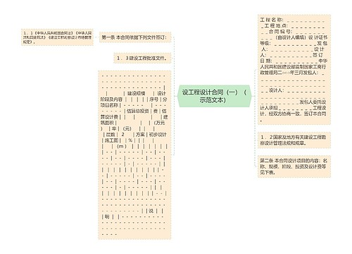 设工程设计合同（一）（示范文本）