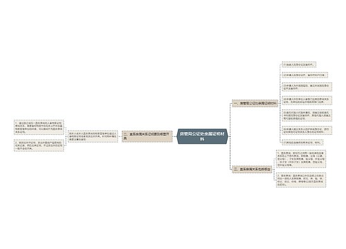 房管局公证处亲属证明材料