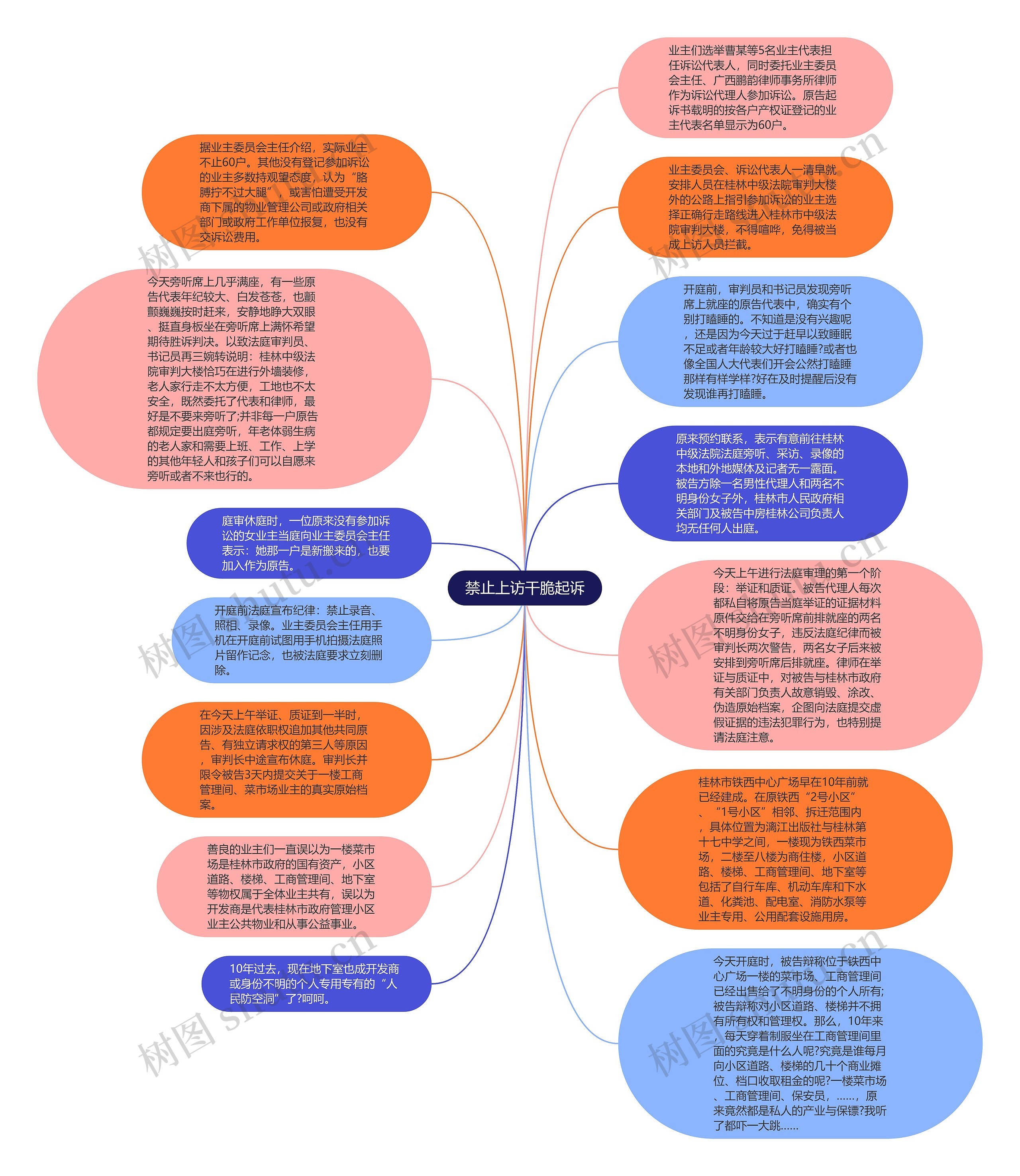 禁止上访干脆起诉思维导图