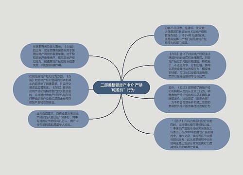 三部委整顿房产中介 严禁“吃差价”行为