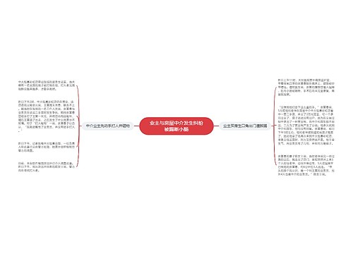 业主与房屋中介发生纠纷被踢断小肠 业主与房屋中介发生纠纷被踢断小肠