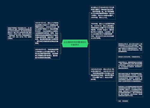 业主擅自拆除承重墙被判恢复原状