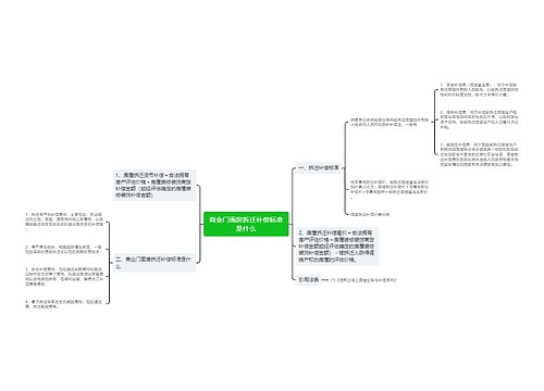 商业门面房拆迁补偿标准是什么