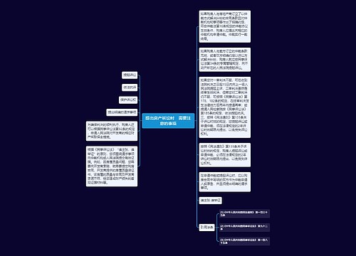 提出房产诉讼时　需要注意的事项