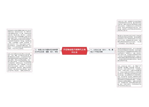 开征物业税不能替代土地出让金