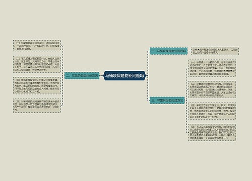 马桶喷屎是物业问题吗