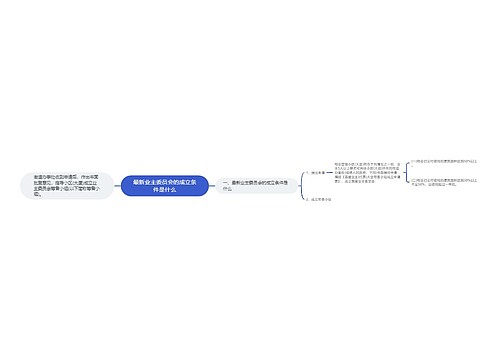 最新业主委员会的成立条件是什么