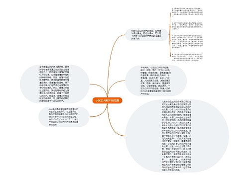 小区公共财产的范围