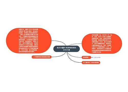 卖方未履约 卖房依然须支付中介费