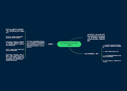 房产买卖未及时过户的房产案例