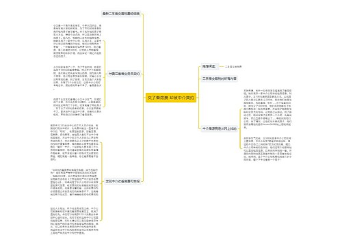 交了看房费 却被中介爽约